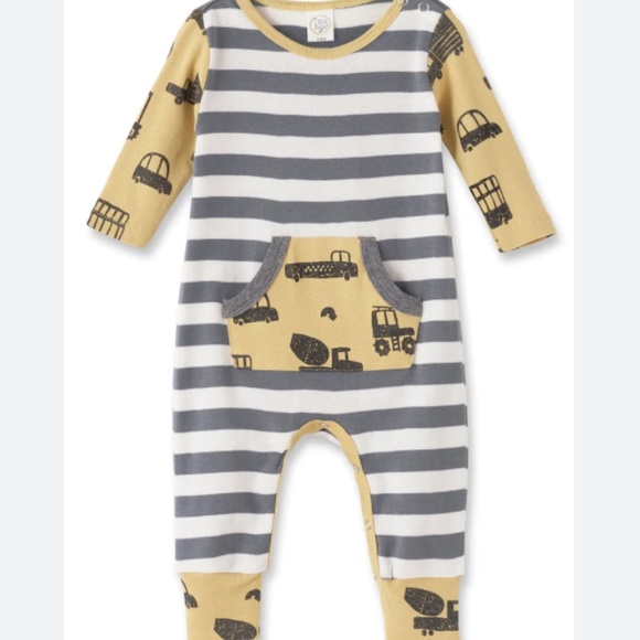 TESA BABE: Baby Boy's KEEP ON TRUCKING Romper / Sleeper / Onesie - Picture 1 of 5